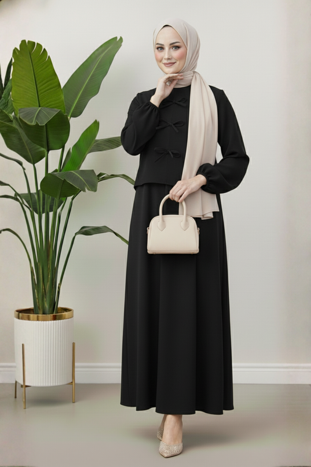 Fiyonklu Etek Takım